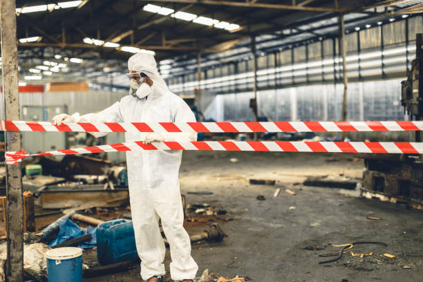 Professional Trauma Scene Cleanup technician working in Limaville, OH